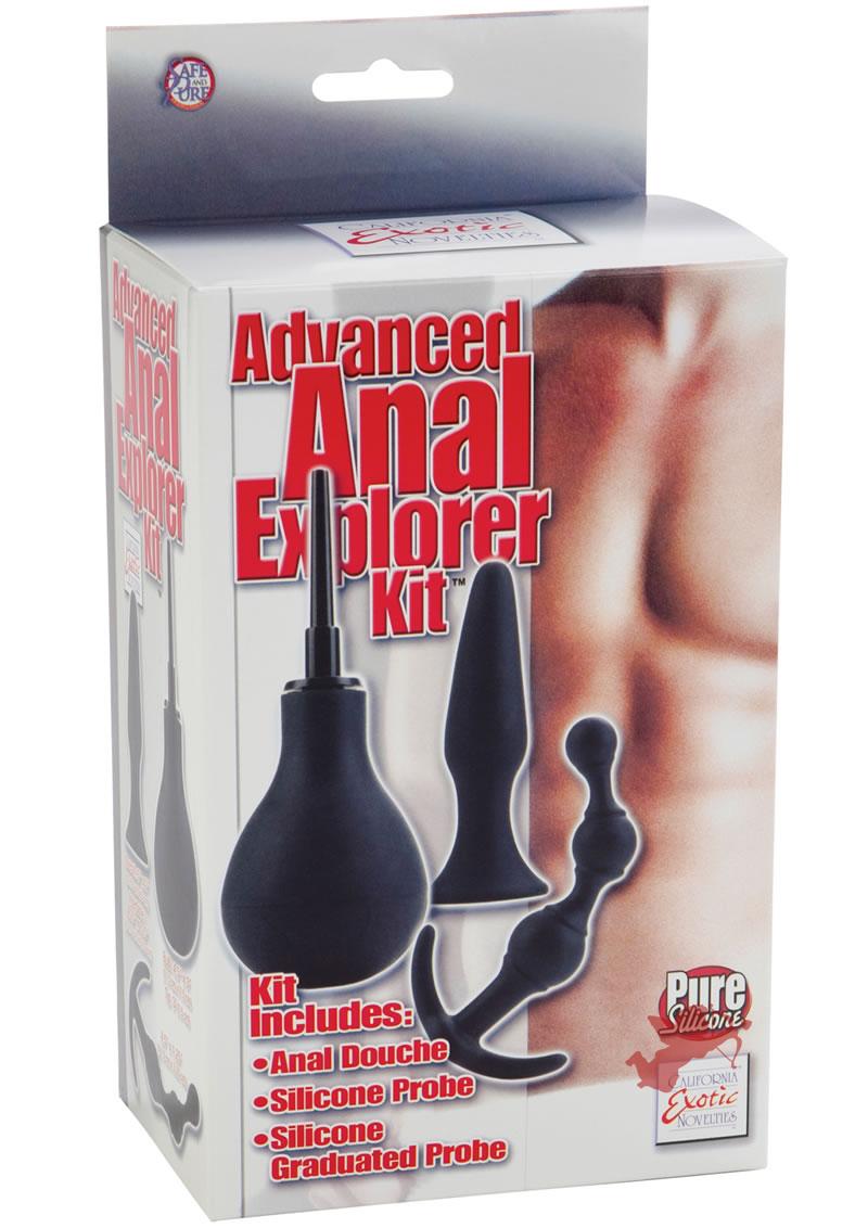 Advanced Anal Explorer Kit Silicone Black