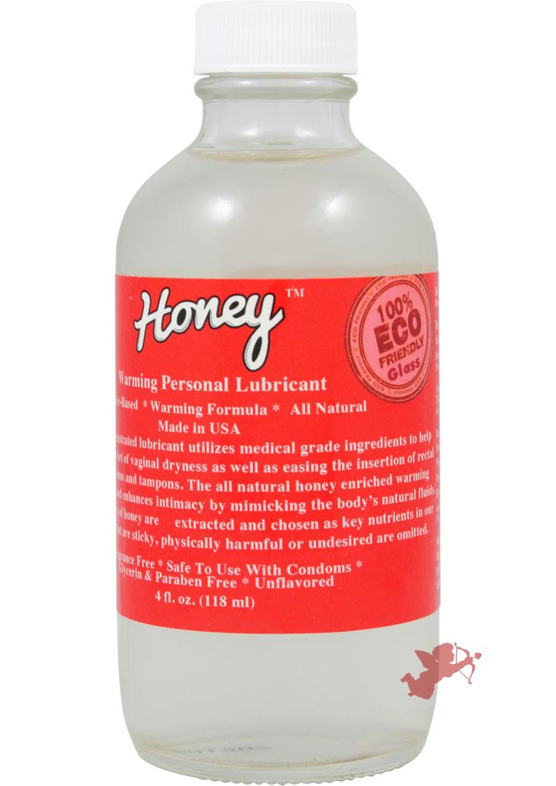 Honey Warming Water Based Lubricant 4 Ounce