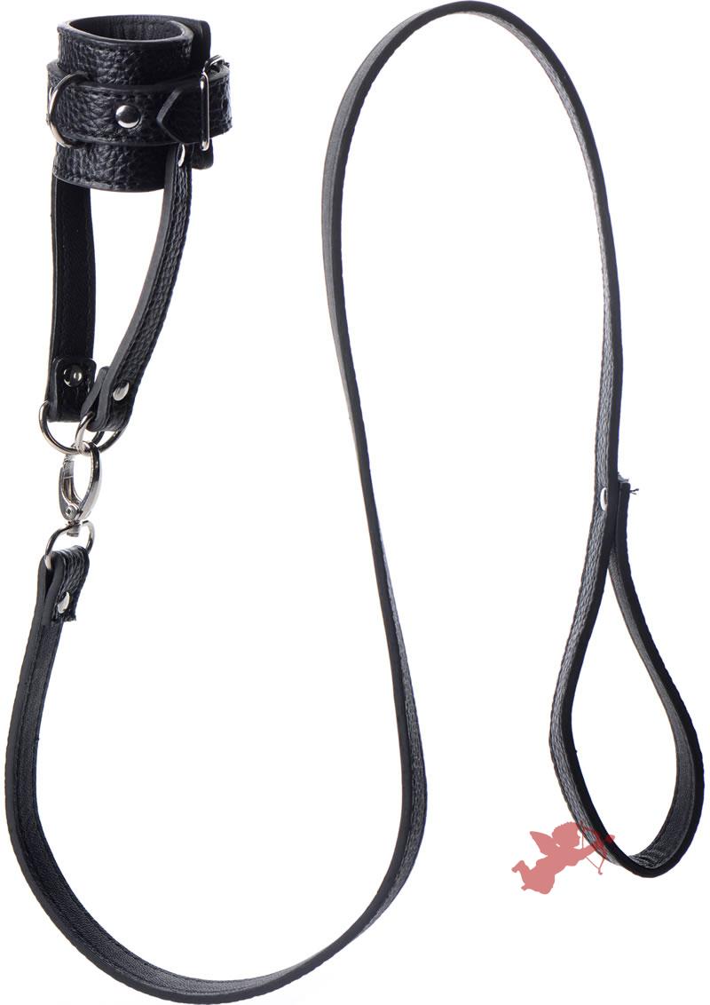 Strict Ball Stretcher With Leash Black