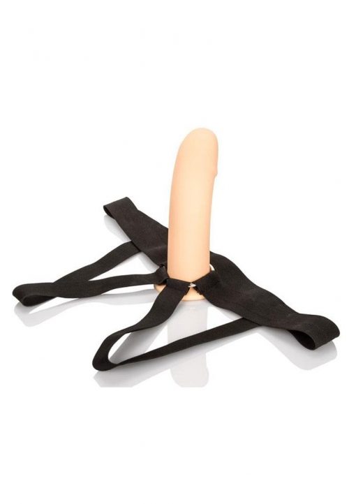 PPA With Jock Strap Strap On Penis Sleeve Ivory 7 Inch