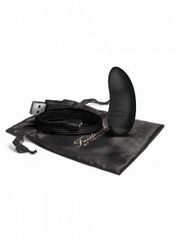 Fredericks`s Of Hollywood USB Rechargeable Come Lay-On Vibrator Silicone Splash Proof Black
