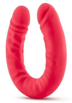 Ruse Silicone Thick Double Headed Dildo Cerise 18 Inch