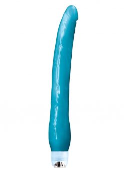 Firefly Glow Stick 11 Inch Dildo Vibrating Waterproof Blue