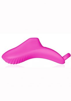 Fuzu Rechargeable Fingertip Massager Multispeed Waterproof  Pink