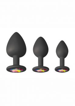 Glams Spades Trainer Kit Silicone Plugs 3pc - Black