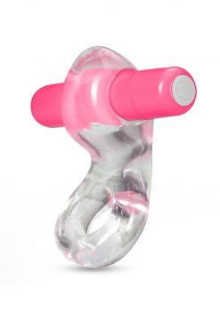 Play With Me Delight Vibrating Cock Ring - Pink