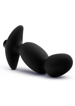 Anal Adventures Platinum Silicone Rechargeable Vibrating Prostate Massager 04 - Black