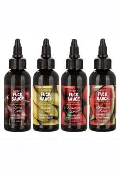 Fuck Sauce Flavored Water Based Personal Lubricant Variety 2oz (4 Pack)