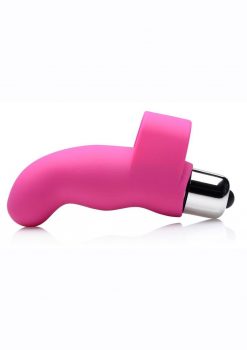 Gossip G-Thrill Rechargeable Silicone One Touch G-Spot Vibe with Full Size Bullet - Pink