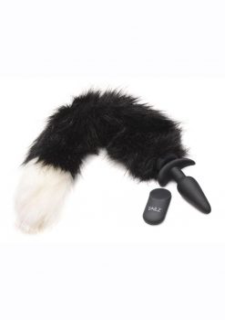 Tailz Interchangeable Fox Tail Accessory- Black/White
