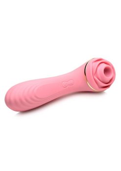 Bloomgasm Passion Petals 10X Rechargeable Silicone Rose Vibrator - Pink