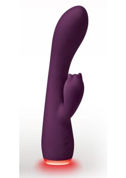 OVO Beacon Rechargeable Silicone Dual Stim Vibrator - Purple