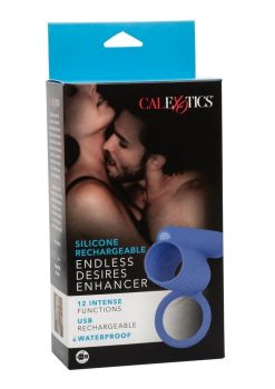 Couple`s Enhancers Silicone Rechargeable Endless Desires Enhancer - Blue