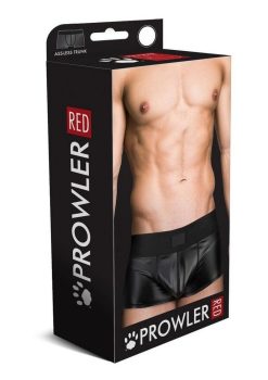 Prowler Red Wetlook Ass-Less Trunk - XXLarge - Black