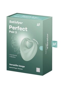 Satisfyer Perfect Pair 3 Silicone Rechargeable Ring - Teal