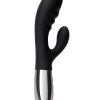 Le Wand Blend Rechargeable Silicone Rabbit Vibrator - Black