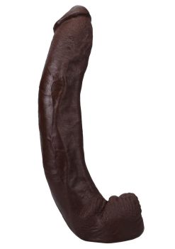 Signature Cocks Ultraskyn Dredd Dildo with Removable Suction Cup 13.5in - Chocolate